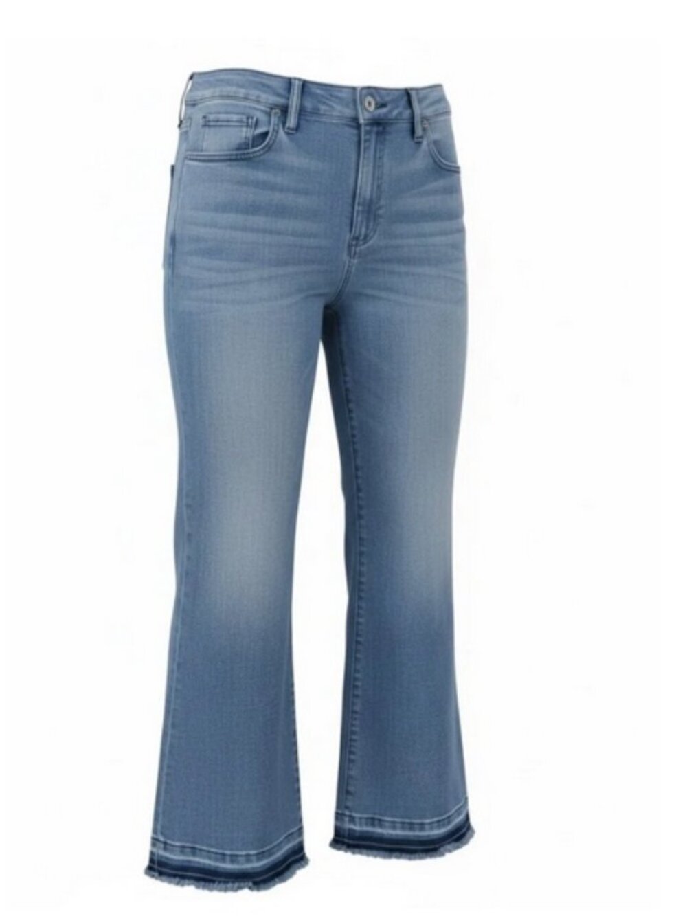 Vineyard Vines Unhemmed Kick Flare Jeans Light Blue Wash Women’s Size 8